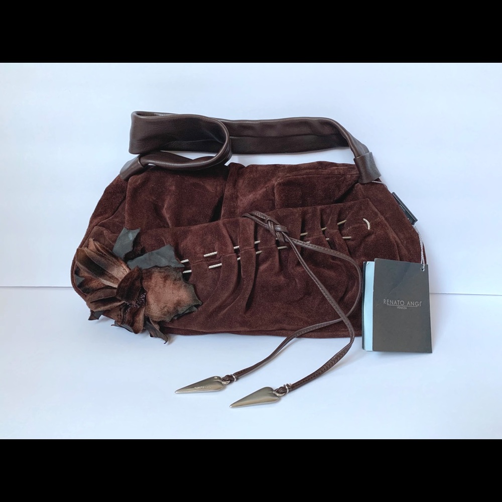 Renato Angi leather shoulder bag